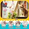 12 Pack Wind Chime Kit for Kids, for Girls Boys Home School Activity Party Supplies(Cute Cat)